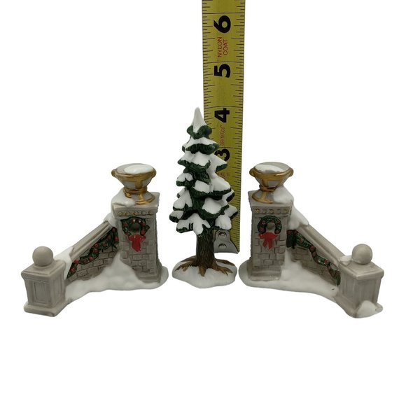 Christmas Village Accessories Hand Painted Porcelain Village Replacement Pieces - Picture 5 of 7